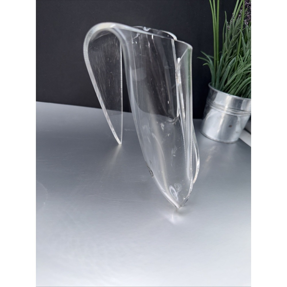 Huang‎ LUCITE ENVELOPE SHAPED VINTAGE MCM Acrylic Stand - Picture 2 of 10